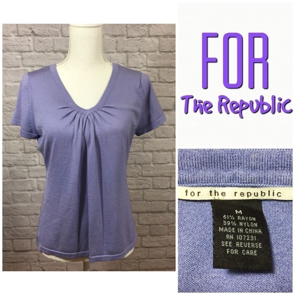 For the Republic Lavender Top Medium Nordstroms